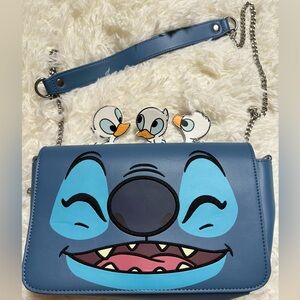 EUC Disney Stitch Ducklings Loungefly Crossbody